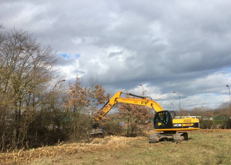 Broyage Terrain avant construction