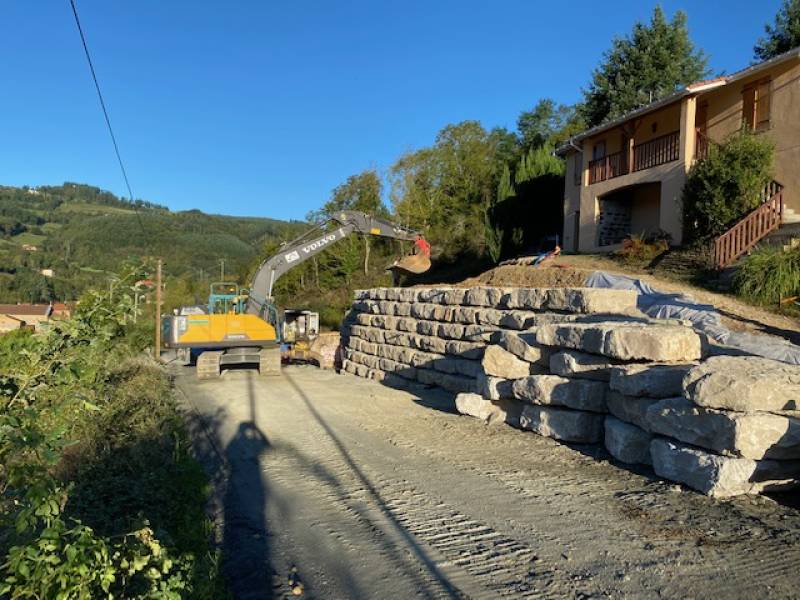 Entreprise spécialisée dans l'enrochement (69)