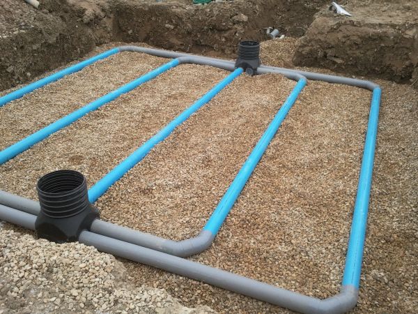 Réalisation champs d'épandage à Tarare