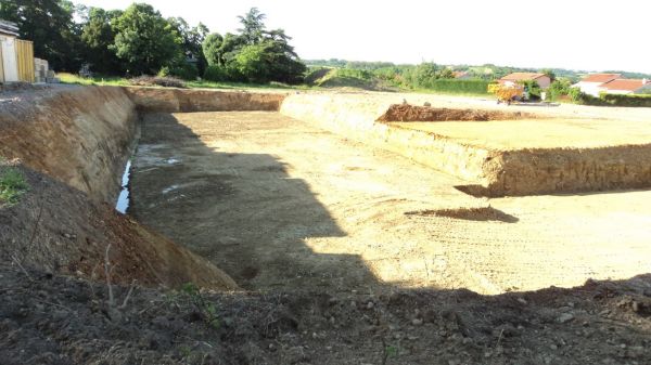 Terrassement terminé