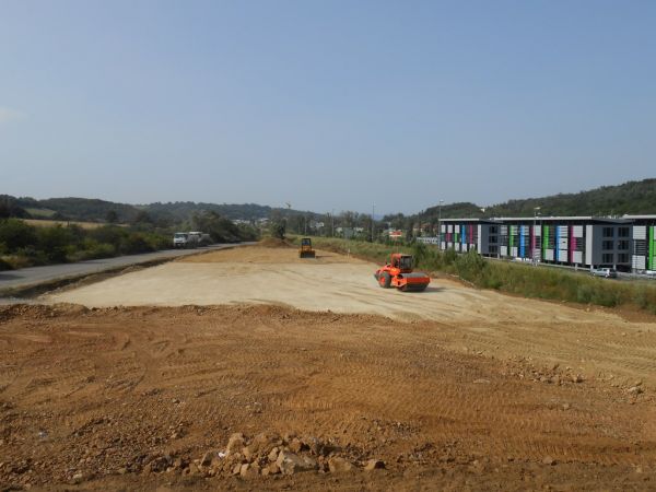 Remblais compacté couche par couche