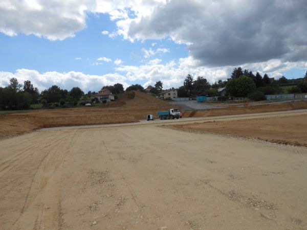 Terrassement de logements sur Lozanne 69