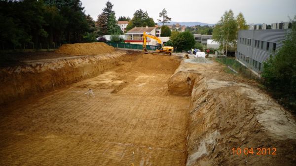 Terrassement pleine masse à St Foy-les-Lyon