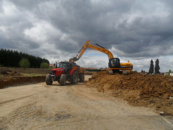 Evacuation des terres