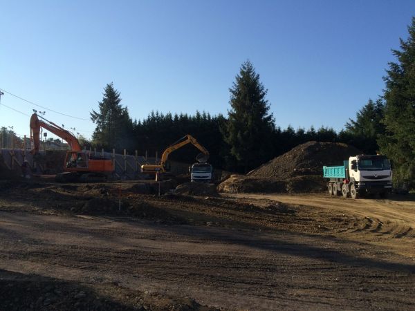 Terrassement à Lentilly